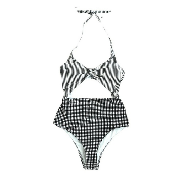 aerie Other - Aerie Monochrome Patterned One Piece Swimsuit